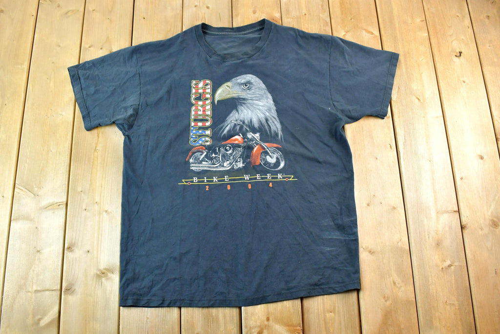 Vintage 2004 Sturgis Bike Week Harley Davidson Motorcycles T-Shirt Made In USA