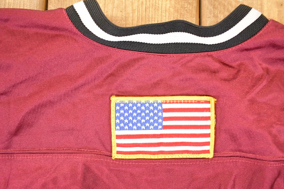 Vintage 1990s Rails USA Embroidered Hockey Jersey Mens XXL