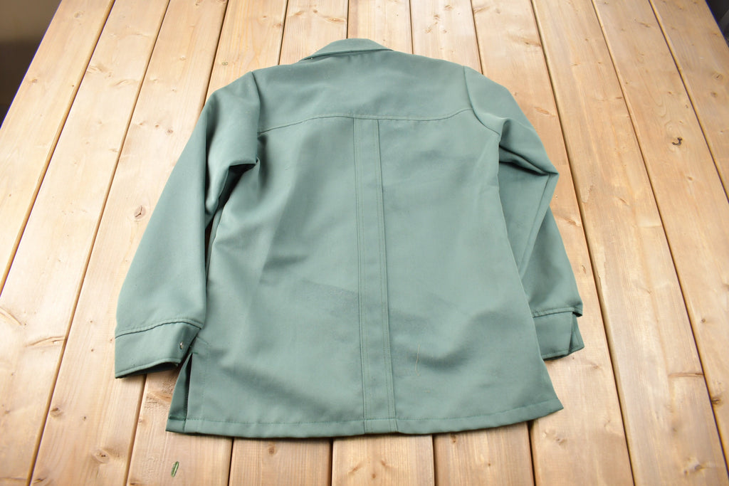Vintage 1970s Levi's Panatela Tops Western Style Pearl Snap Button Up Shirt Made in USA Size M