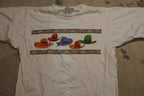 Vintage 1990s Cowboy Hat Western Style T Shirt