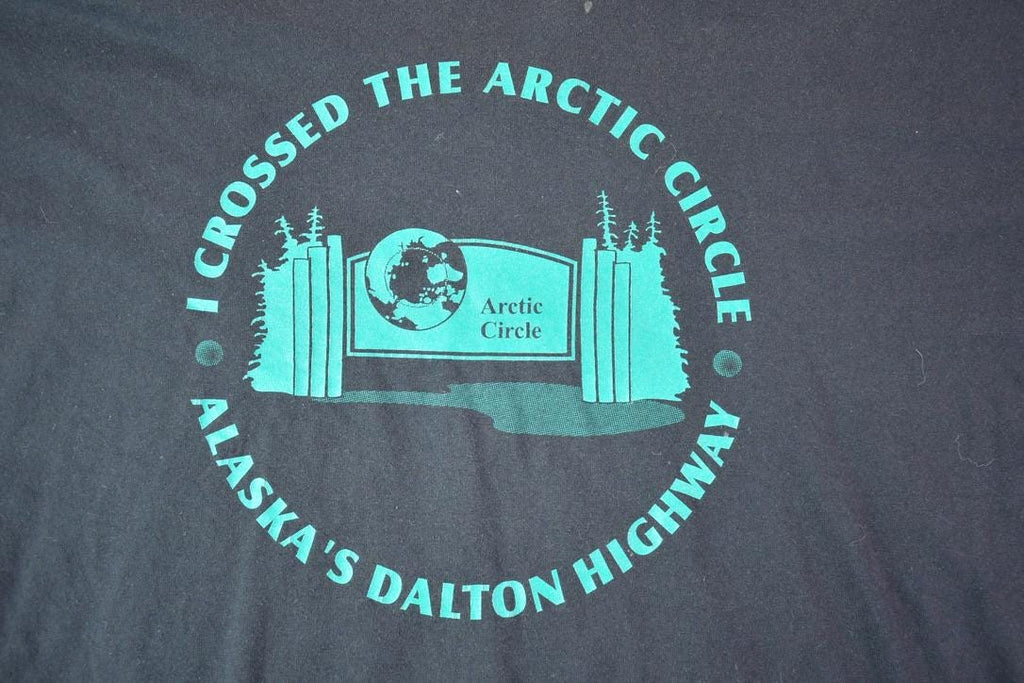 Vintage 1990s Arctic Circle Souvenir Single Stitch Graphic Print T-Shirt Made In USA