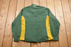 Vintage 1990s Green Bay Packers Quarter Zip Fleece Sweater