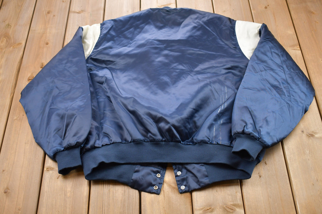Vintage 1990s Chalk Line Satin Bomber Jacket