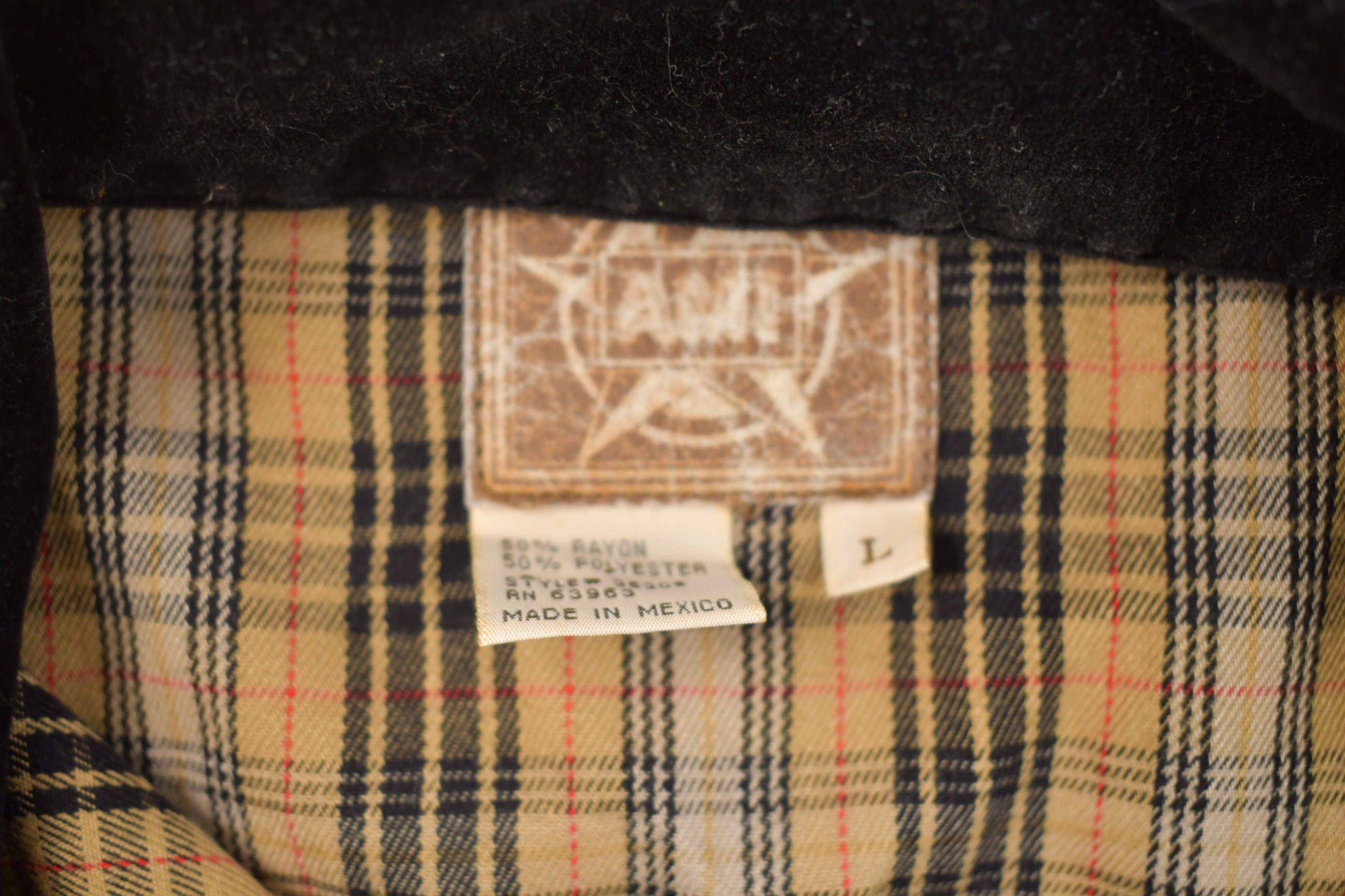 Vintage 1990s AMI Plaid Flannel Button Up Shirt