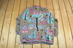Vintage 1980s Tejidos Otavalo Wool Hand Knit Cardigan Sweater Adult L-XL