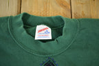 Vintage 1990s Jerzees Plaid Pattern Cute Crewneck Sweater Adult Large