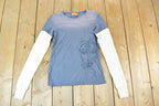 Women Vintage Vigoss Y2K Double Sleeve T-Shirt