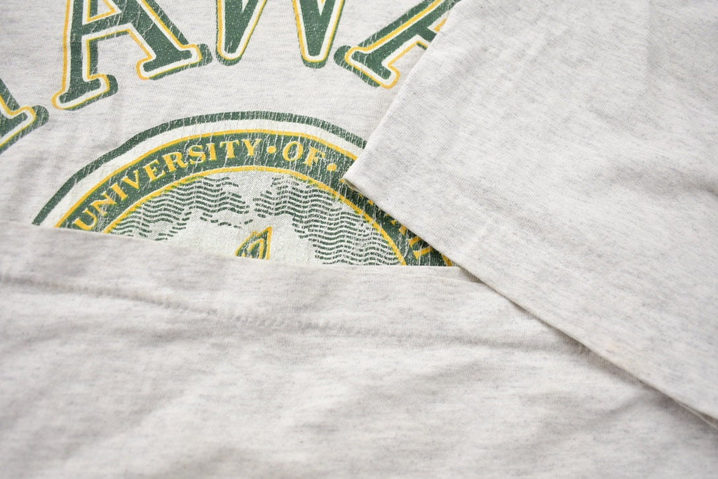 Vintage 1990s University of Hawaii Souvenir T Shirt  Streetwear  Made In USA  Collegiate Tee  Travel T Shirt  Singe Stitch