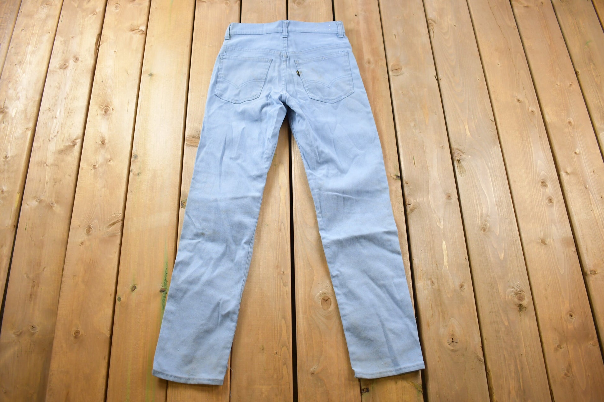 Vintage 1960s Levi's Black Tab Light Wash Jeans Size 28 x 29  Vintage Denim  True Vintage  Vintage Levi's  Big E Denim