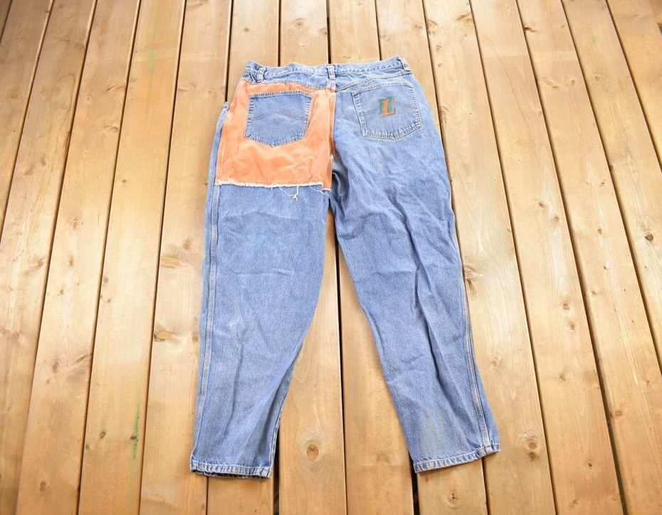 Vintage 1980s Never Legal Denim Jeans Size 38x32