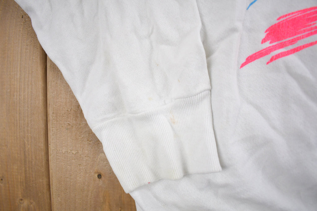 Vintage 1980s Barrini Raglan Crewneck Sweatshirt