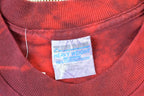 Vintage 1990s Jesus King Of Kings Red Tie Dye Graphic T-Shirt
