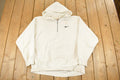 Vintage 1990s Nike Mini Swoosh Quarter Zip Hoodie Men's 2XL