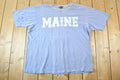 Vintage 1990s Maine Block Letters Souvenir T-Shirt Mens XL