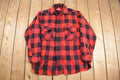 Vintage 1970s Town Craft Buffalo Plaid Button Up Shirt