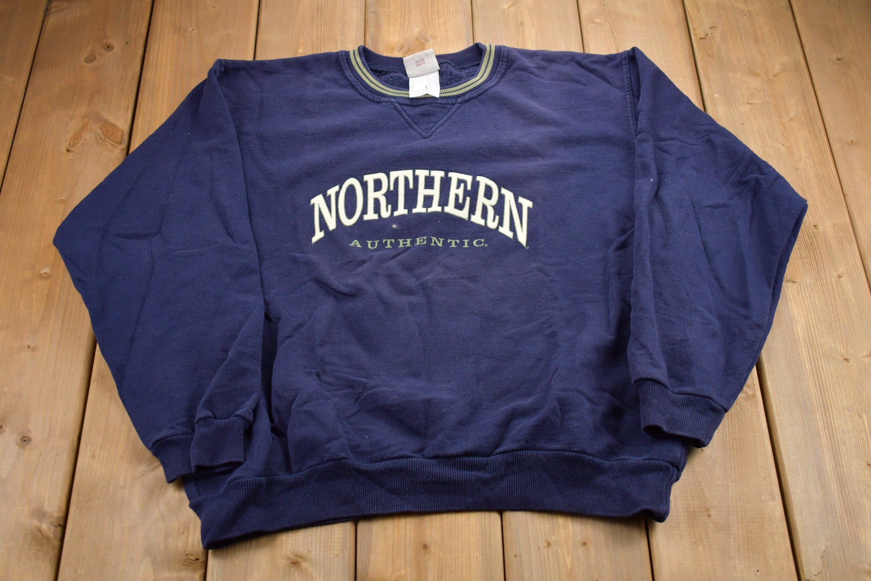 Vintage 1990s Northern Authentic Crewneck Sweatshirt