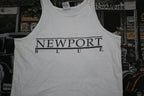 Vintage 1990s Newport Blue Graphic Tank Top Shirt