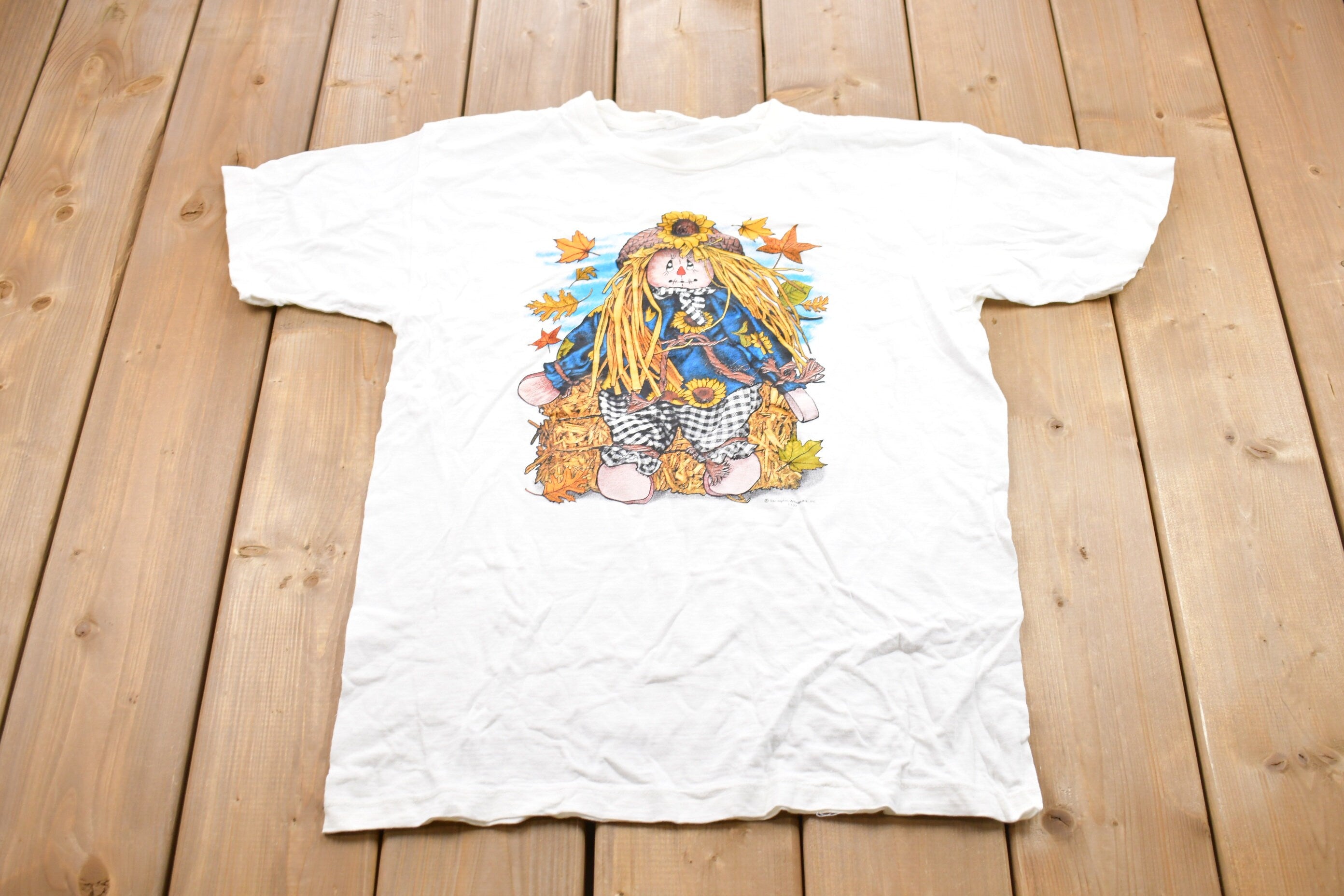 Vintage 1990s Scarecrow Graphic T-Shirt