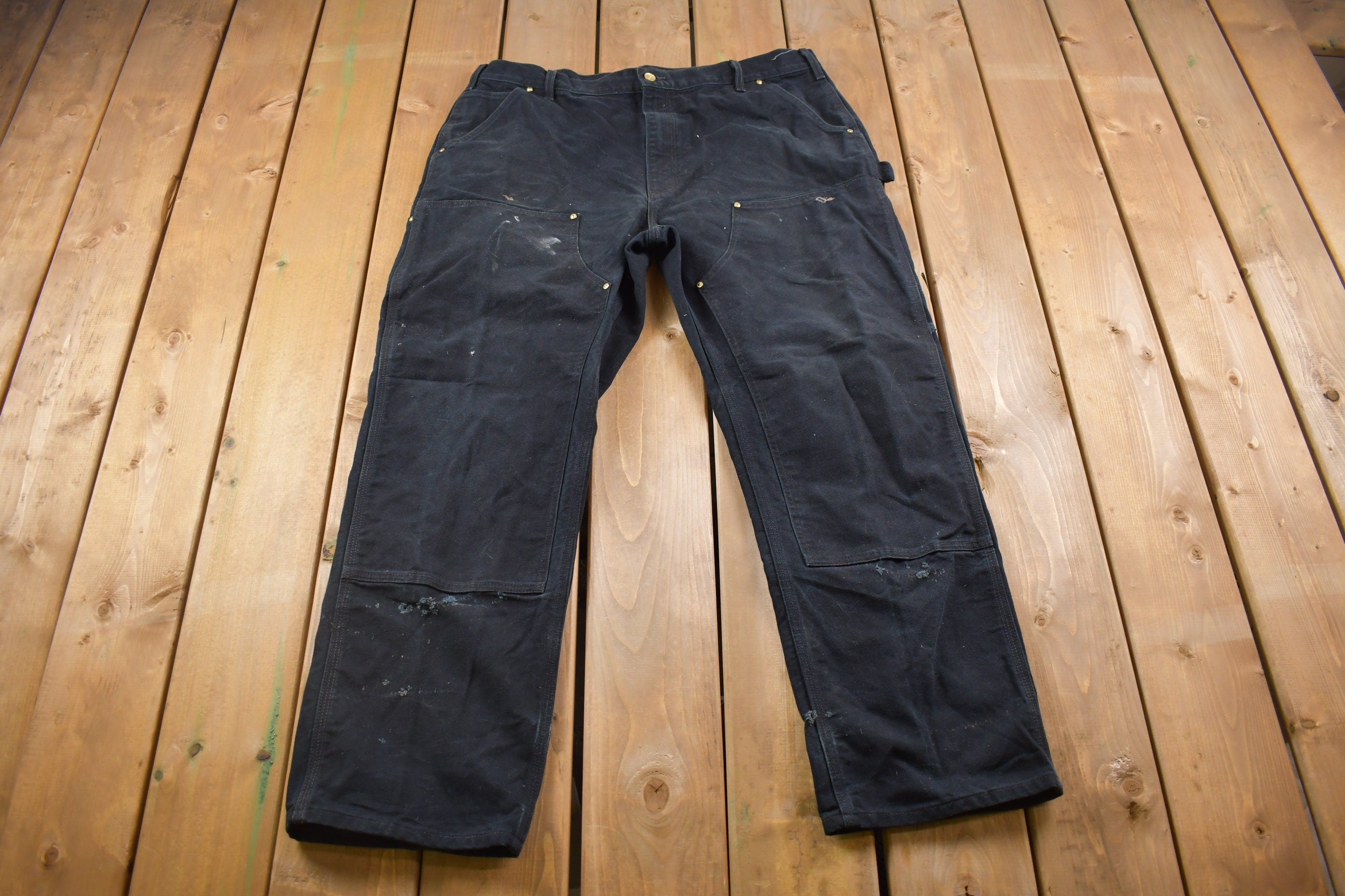 Vintage 1990s Carhartt Double Knee Work Pants Size 40 x 31