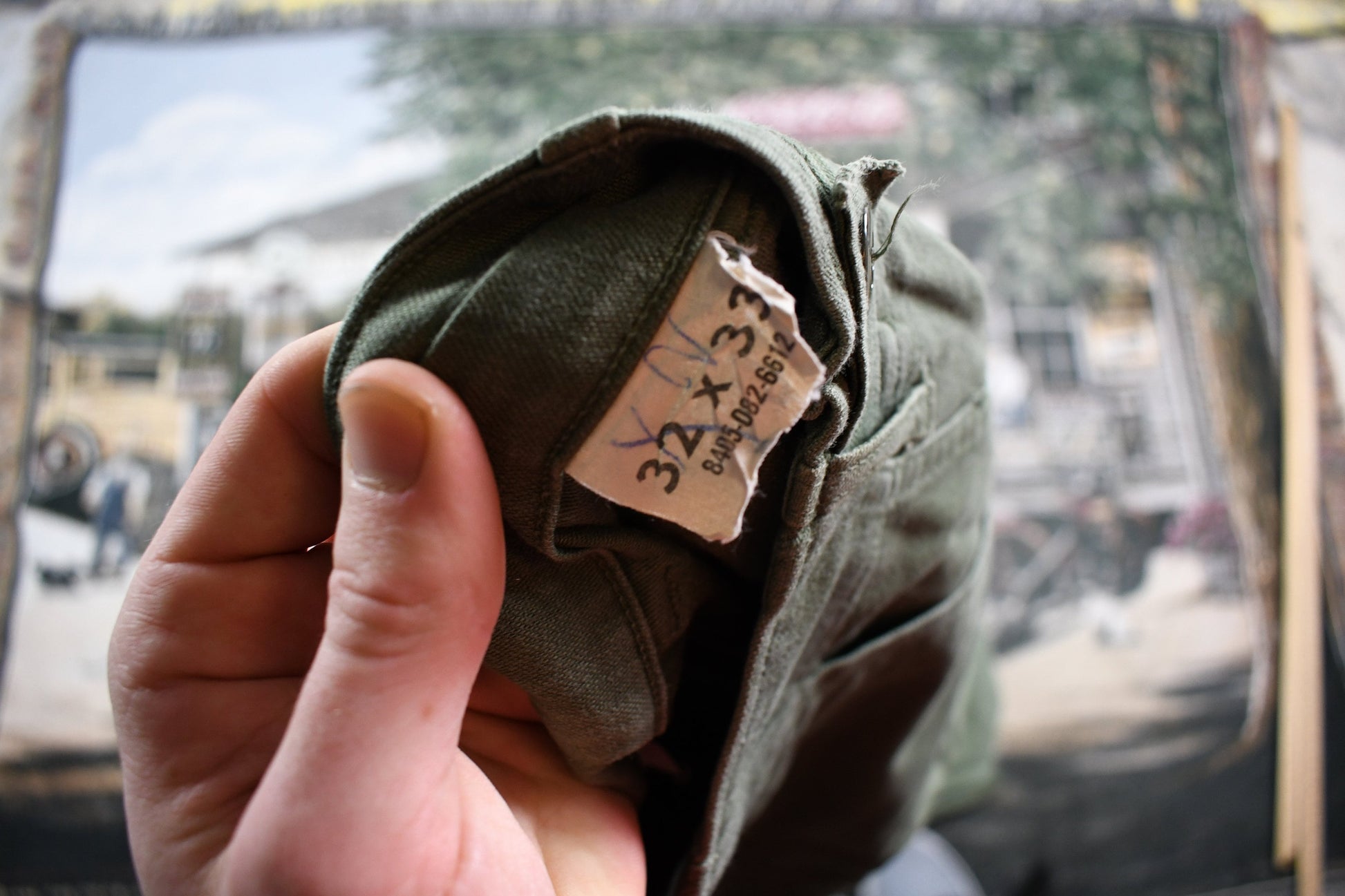 Vintage 1982 OG-107 Military Army Green Pants Size 32 x 31