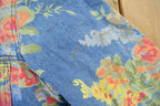 Vintage 1990s Floral Denim Jean Jacket