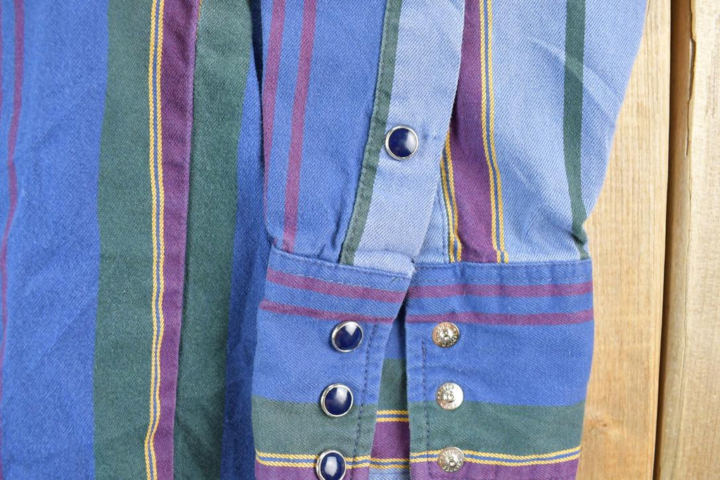 Vintage 1990s Wrangler Western Button Up Shirt