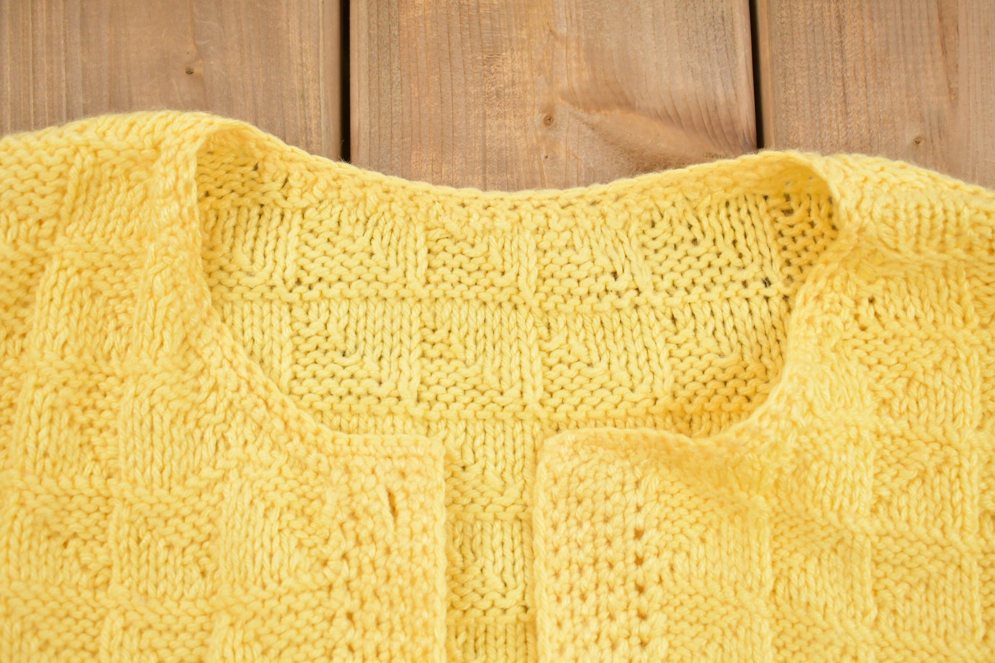 Vintage 1990s Cute Checker Knitted Cardigan Sweater / Grandma / Vintage Cardigan / Button Up / Abstract Pattern