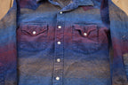 Vintage 1990s Pendleton Striped Gradient Button Up Shirt