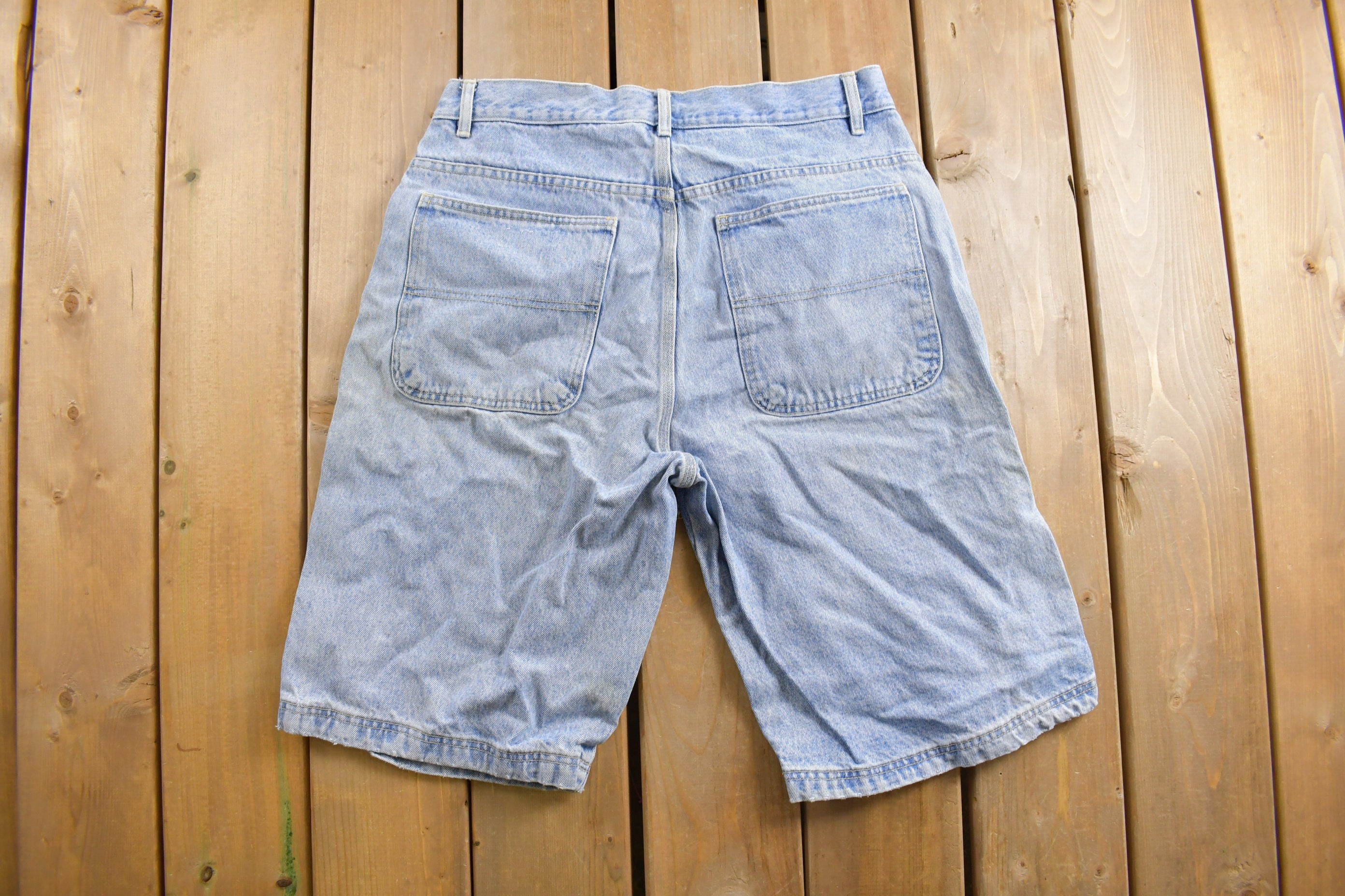 Vintage 1990s Falls Creek Light-Wash Denim Shorts