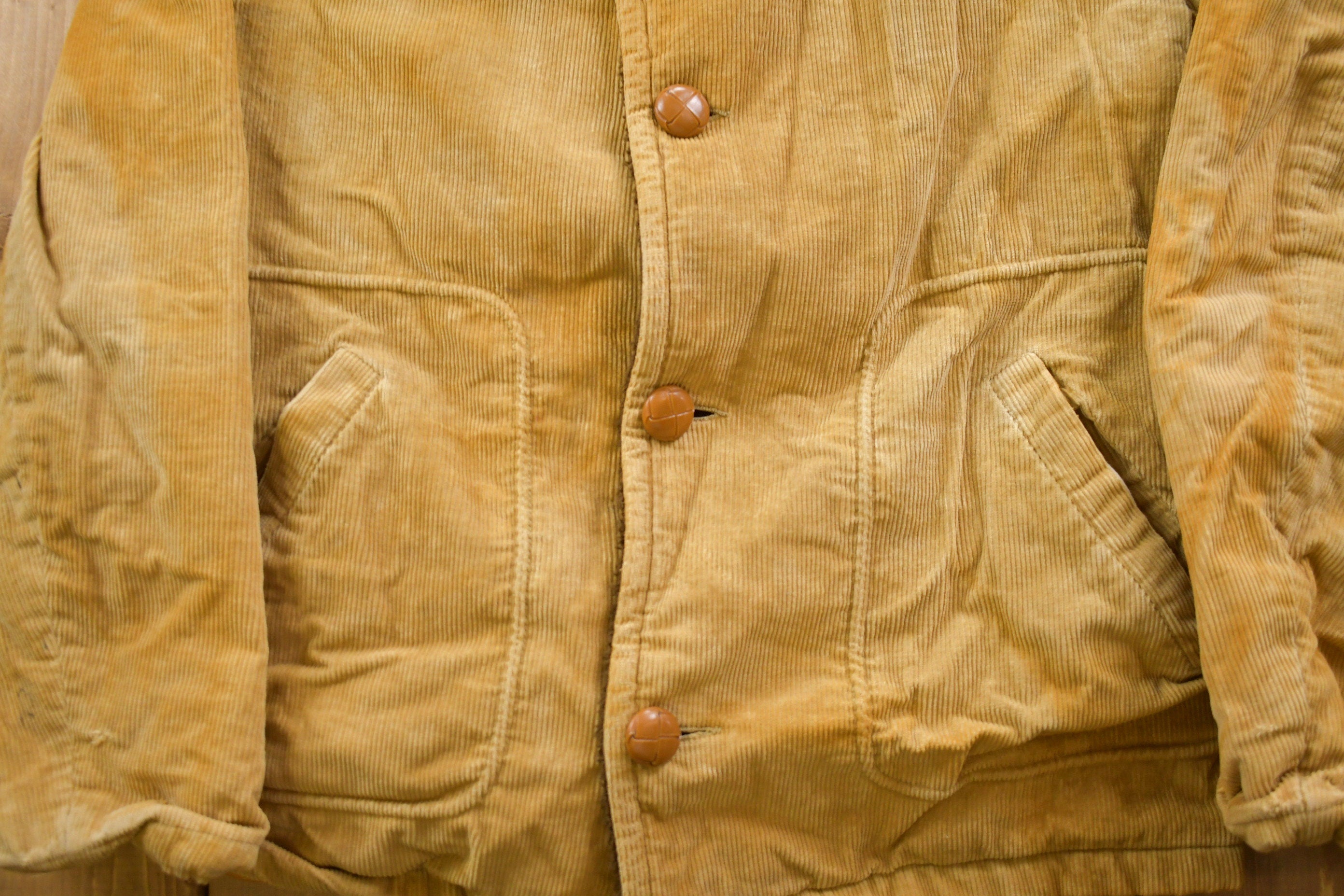 Vintage 1980s Sears Corduroy Sherpa Lined Jacket