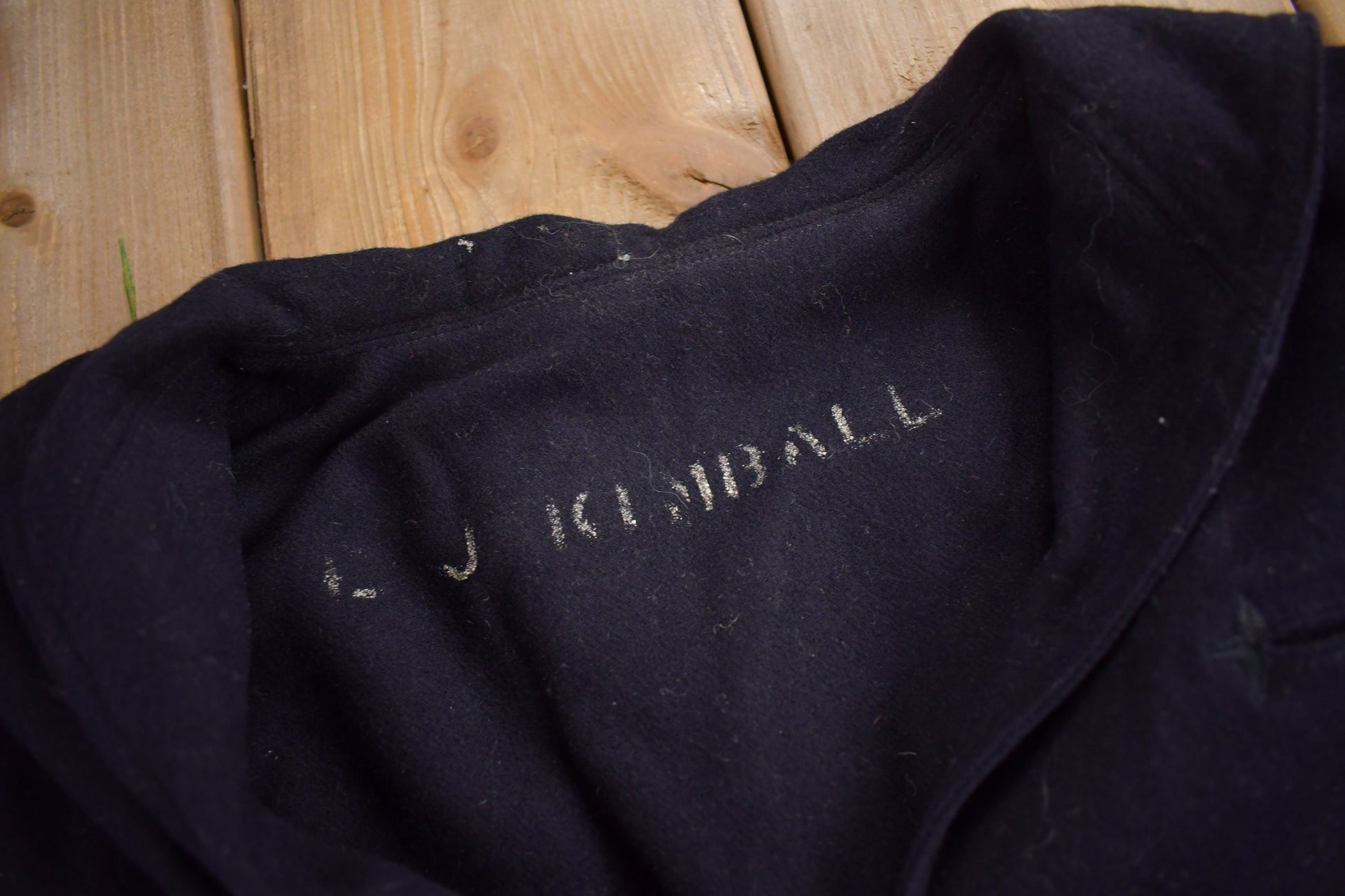 Vintage 1940s Navy Naval Wool Sweater