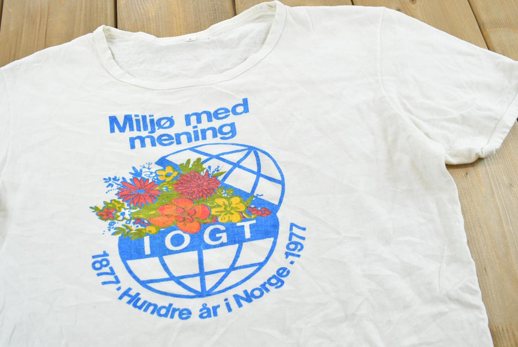 True Vintage 1977 IOGT Norway T-Shirt Mens S