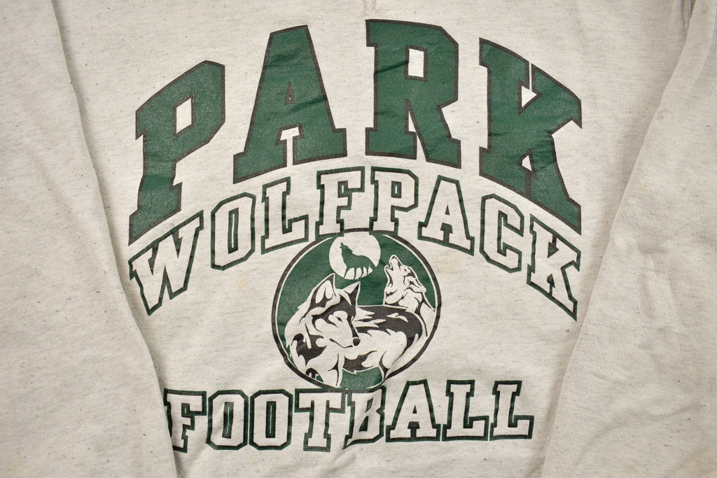 Vintage 1990s Park Wolf Pack Champion Crewneck Sweatshirt