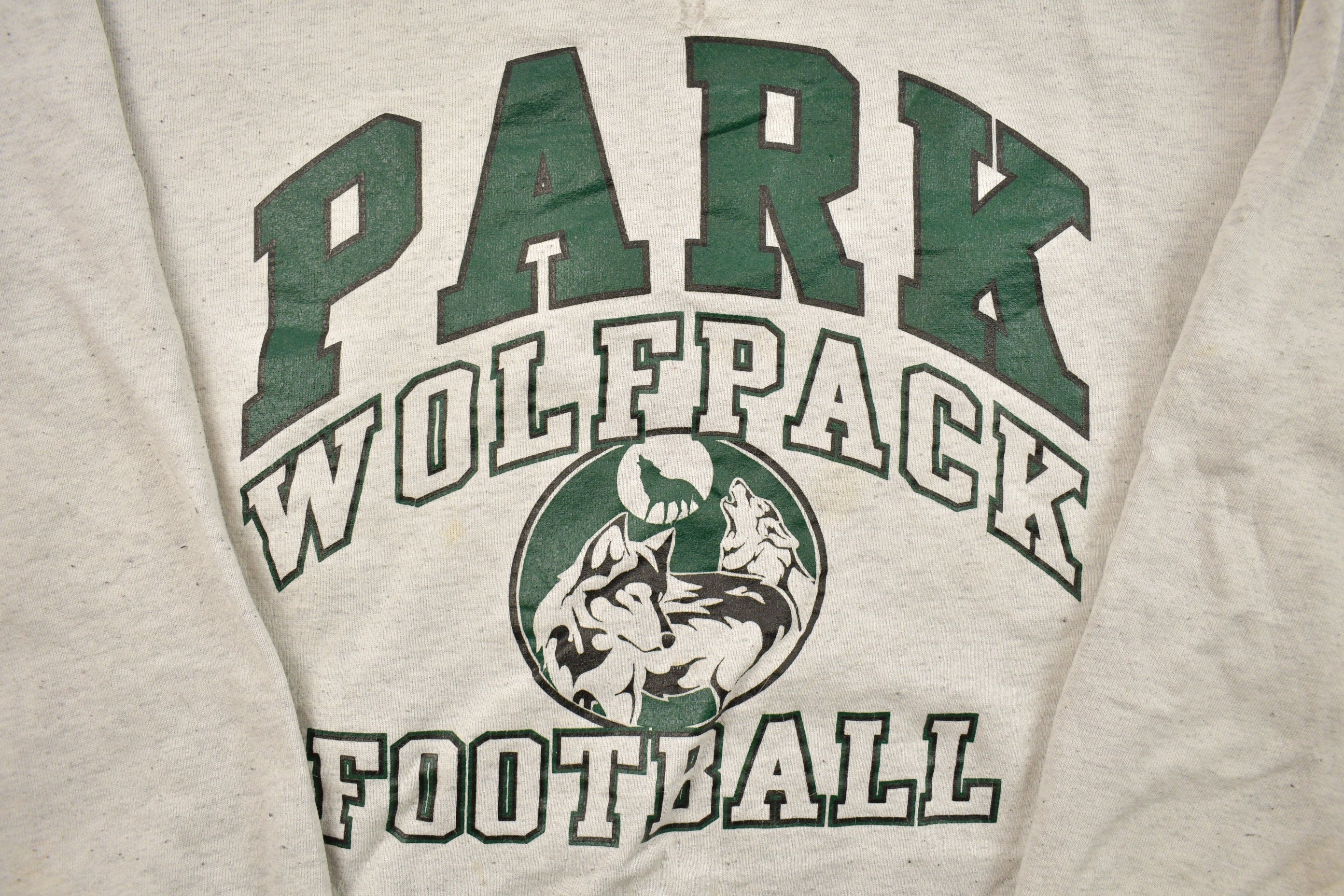 Vintage 1990s Park Wolf Pack Champion Crewneck Sweatshirt