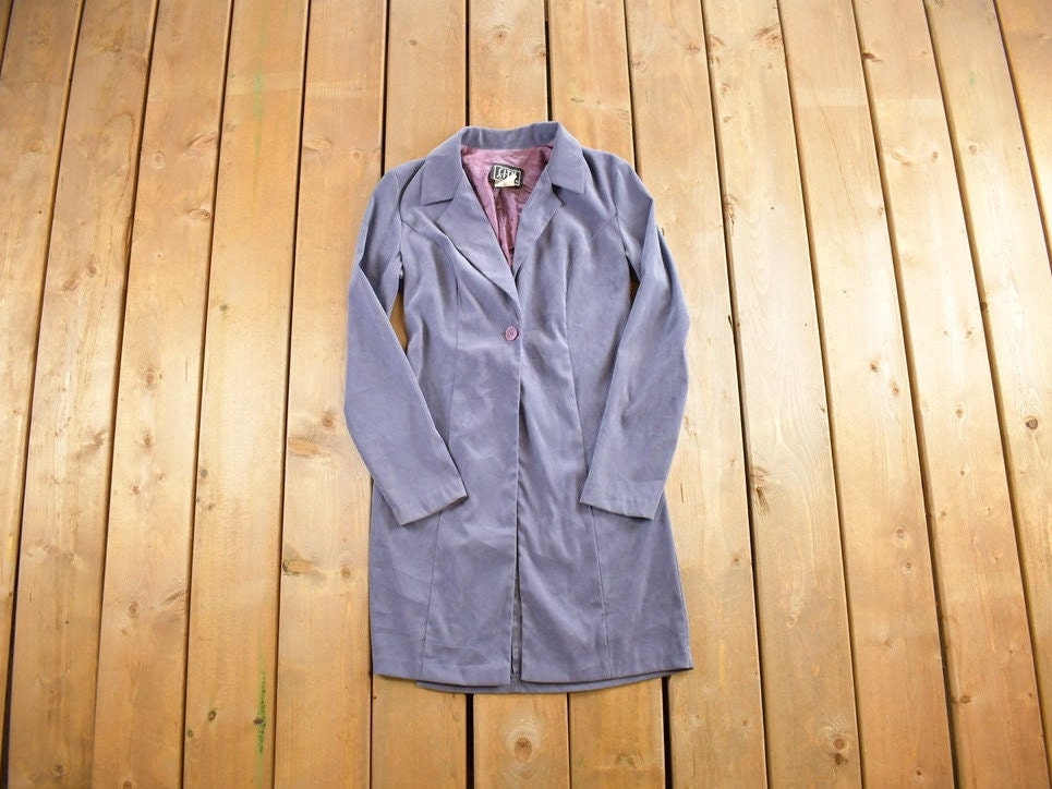 Vintage 1980s City Triangles Spandex Full Length Jacket