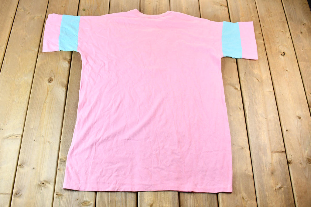 Vintage 1990s Flirts Pices Zodiac Sign Garfield Graphic T-Shirt