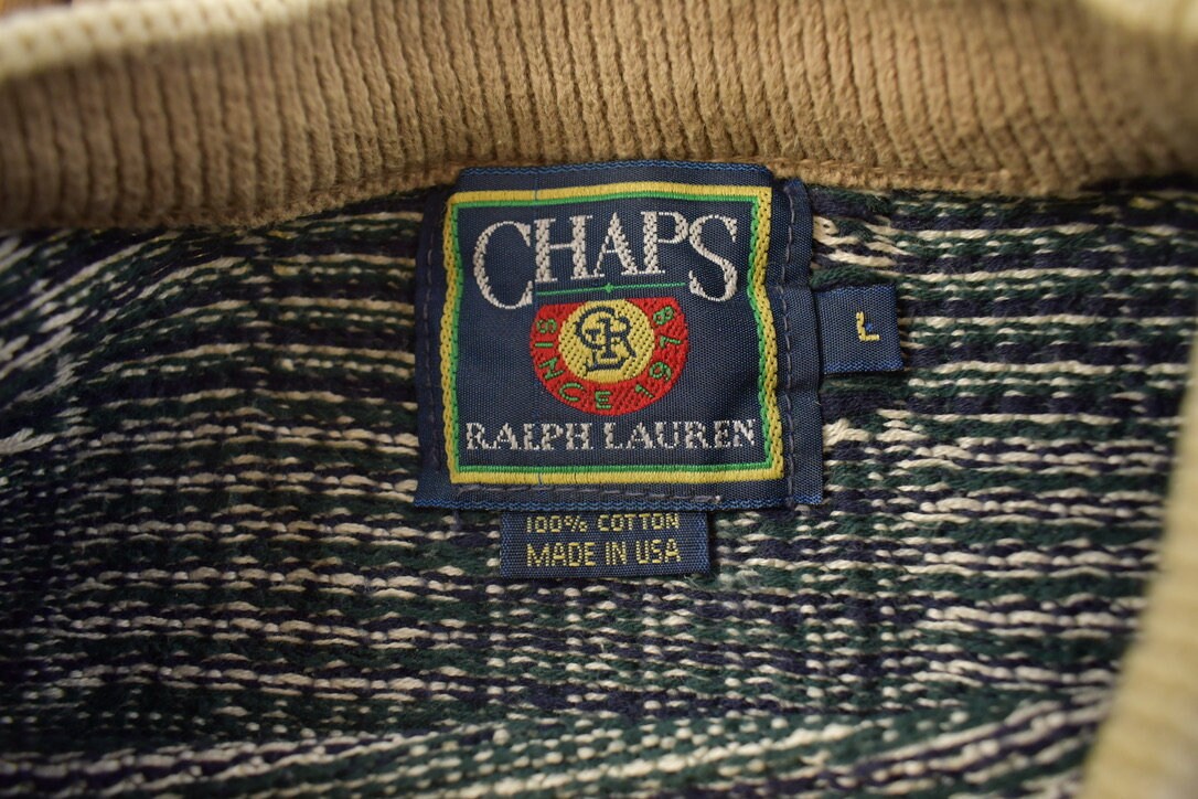 Vintage 1990s Chaps Ralph Lauren Knitted Crewneck Sweater