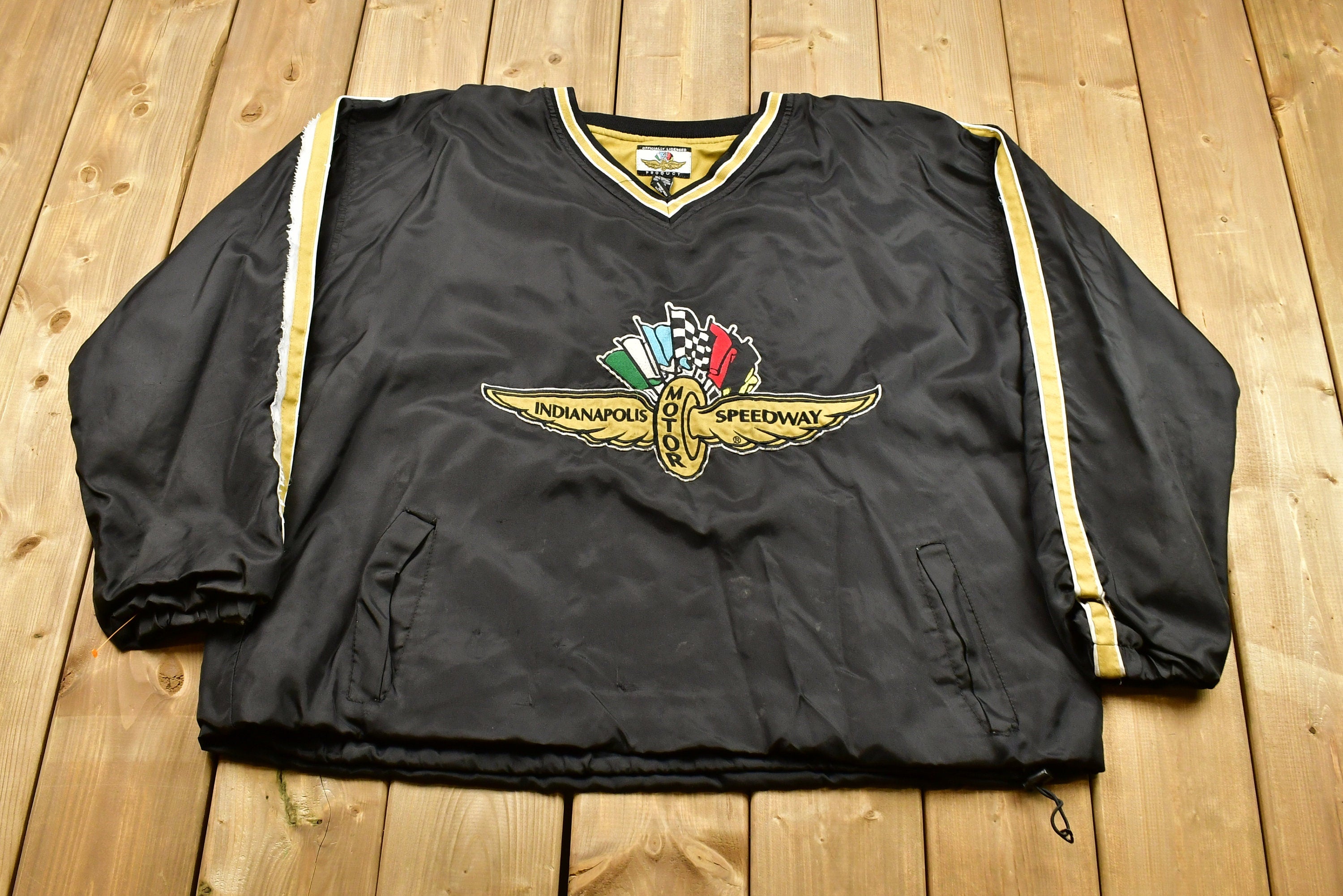 Vintage 1990s Indianapolis Motor Speedway Nylon Pullover Windbreaker