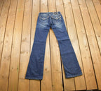 Vintage Y2K Miss Me Bedazzled Low Rise Jeans Size 26x31