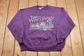 Vintage 1990s Wisconsin Winter Crewneck Sweatshirt