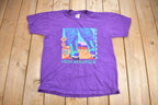 Vintage 1990s Neon Armadillo Disney Designs T-Shirt