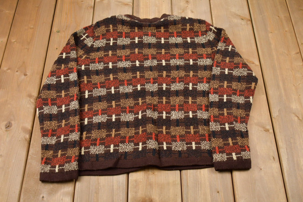 Vintage 1990s Abstract Knitted Sweater