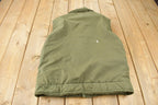 Vintage 1980s Sears Field-Masters Green Puffer Vest