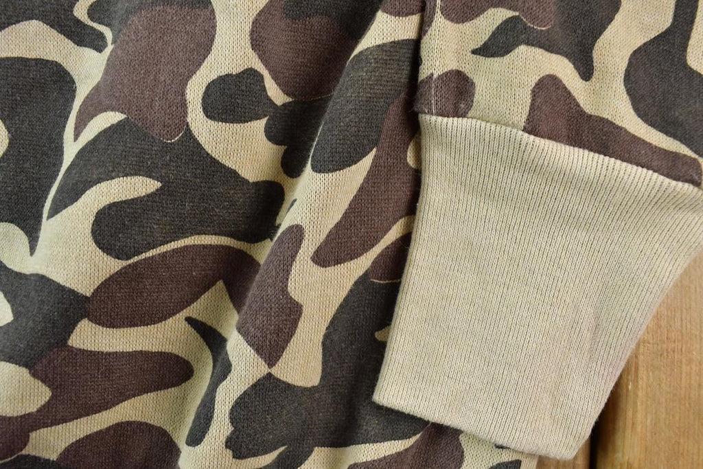 Vintage 1990s Camo Crewneck Sweatshirt