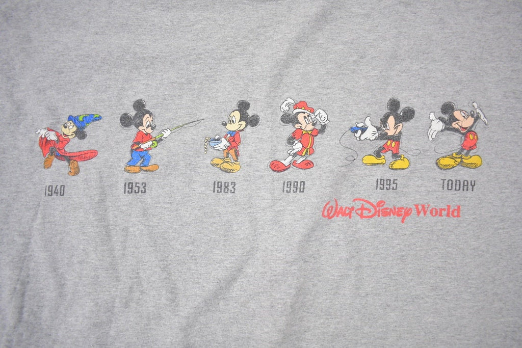 Vintage 2000s Mickey Mouse Evolution T-Shirt