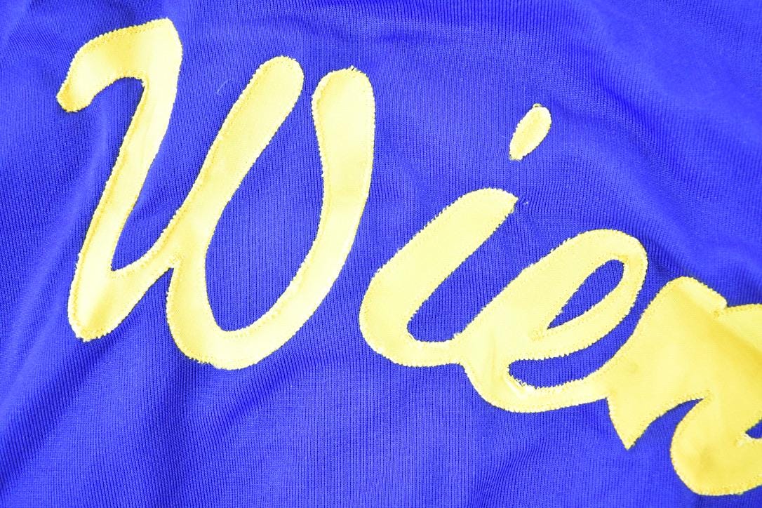 Vintage 1970s Wein Hockey Jersey Sweatshirt Mens S