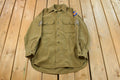Vintage 1940s WW2 Military Air Force Wool Button Up Infantry Field Shirt Men's S /