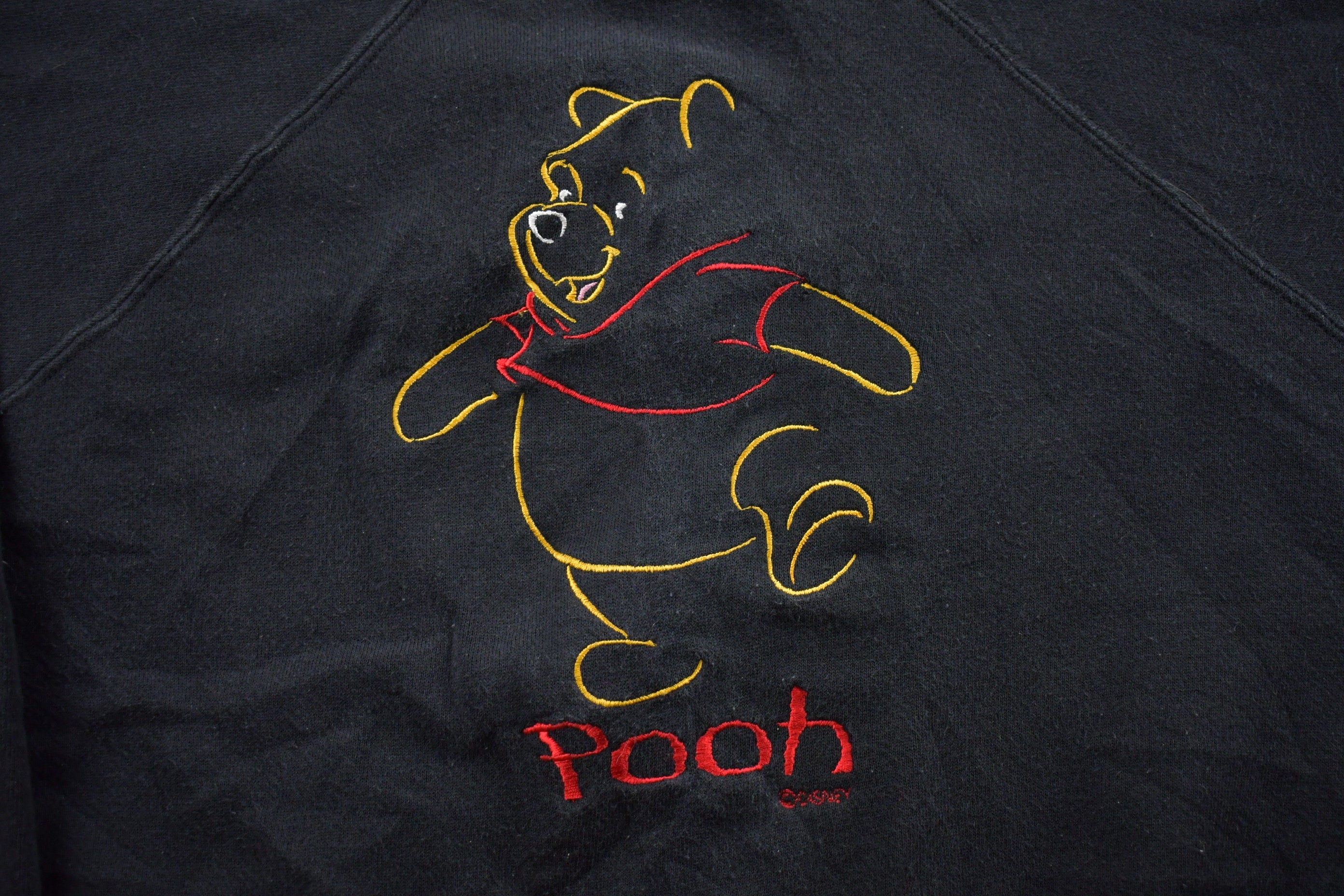 Vintage 1990s Disney Winnie The Pooh Embroidered Sweatshirt  90s Crewneck  Souvenir  Athleisure  Streetwear  90s Disney Graphic