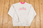 Vintage 1990s Minnesota Double Collar Embroidered Crewneck Sweatshirt Women's L