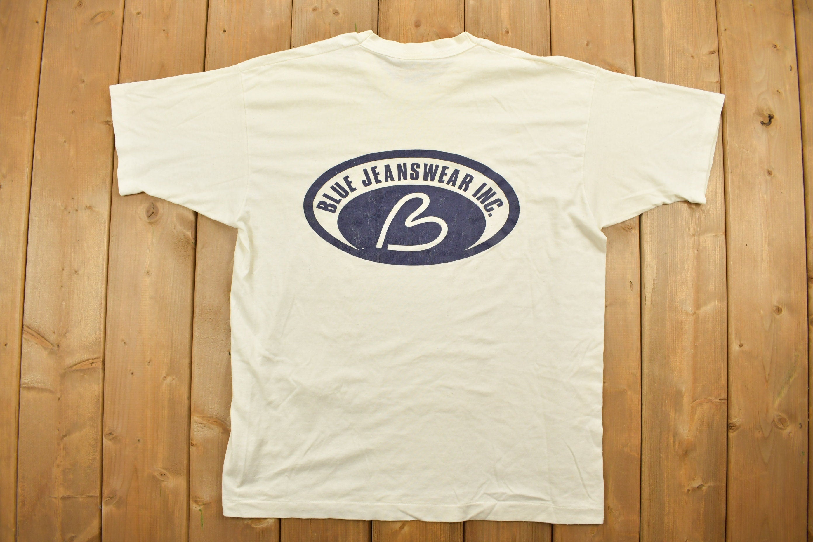 Vintage 1990s Legend Blue Jeanswear INC Graphic T-Shirt